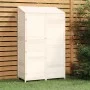 Cobertizo de jardín madera maciza abeto blanco 102x52x174,5cm de vidaXL, Cobertizos - Ref: Foro24-152191, Precio: 383,69 €, D...