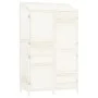 Cobertizo de jardín madera maciza abeto blanco 102x52x174,5cm de vidaXL, Cobertizos - Ref: Foro24-152191, Precio: 383,69 €, D...