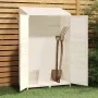 Cobertizo de jardín madera maciza abeto blanco 102x52x174,5cm de vidaXL, Cobertizos - Ref: Foro24-152191, Precio: 383,69 €, D...