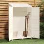 Cobertizo de jardín madera maciza abeto blanco 102x52x174,5cm de vidaXL, Cobertizos - Ref: Foro24-152191, Precio: 345,52 €, D...