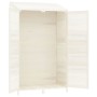 Cobertizo de jardín madera maciza abeto blanco 102x52x174,5cm de vidaXL, Cobertizos - Ref: Foro24-152191, Precio: 345,52 €, D...