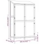 Cobertizo de jardín madera maciza abeto blanco 102x52x174,5cm de vidaXL, Cobertizos - Ref: Foro24-152191, Precio: 383,69 €, D...