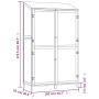Cobertizo de jardín madera maciza abeto blanco 102x52x174,5cm de vidaXL, Cobertizos - Ref: Foro24-152191, Precio: 345,52 €, D...