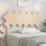 Solid pine wood bed headboard 132x3x81 cm by vidaXL, Headboards and footboards - Ref: Foro24-819215, Price: 47,73 €, Discount: %