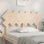 Solid pine wood bed headboard 132x3x81 cm by vidaXL, Headboards and footboards - Ref: Foro24-819215, Price: 47,73 €, Discount: %