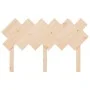Solid pine wood bed headboard 132x3x81 cm by vidaXL, Headboards and footboards - Ref: Foro24-819215, Price: 47,73 €, Discount: %
