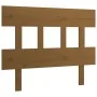 Bettkopfteil aus massivem Kiefernholz in Honigbraun, 103,5 x 3 x 81 cm von vidaXL, Kopf- und Fußteile - Ref: Foro24-819108, P...