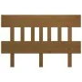 Cabecero de cama madera maciza de pino marrón miel 163,5x3x81cm de vidaXL, Cabeceros y pies de cama - Ref: Foro24-819133, Pre...