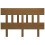 Honey brown solid pine wood bed headboard 163.5x3x81cm by vidaXL, Headboards and footboards - Ref: Foro24-819133, Price: 37,1...