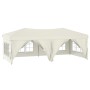 Folding party tent with cream side walls 3x6 m by vidaXL, Tents and gazebos - Ref: Foro24-93543, Price: 247,74 €, Discount: %