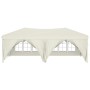 Folding party tent with cream side walls 3x6 m by vidaXL, Tents and gazebos - Ref: Foro24-93543, Price: 247,74 €, Discount: %