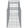 Cestas de gaviones 12 uds forma de arco hierro 300x50x60/80 cm