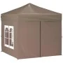 Folding party tent with taupe gray side walls 2x2 m by vidaXL, Tents and gazebos - Ref: Foro24-93505, Price: 120,87 €, Discou...