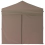 Folding party tent with taupe gray side walls 2x2 m by vidaXL, Tents and gazebos - Ref: Foro24-93505, Price: 123,18 €, Discou...