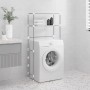 2-tier shelving over washing machine gray iron 69x28x143 cm by vidaXL, Towel racks - Ref: Foro24-343132, Price: 24,90 €, Disc...