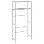 2-tier shelving over washing machine gray iron 69x28x143 cm by vidaXL, Towel racks - Ref: Foro24-343132, Price: 24,90 €, Disc...