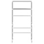 2-tier shelving over washing machine gray iron 69x28x143 cm by vidaXL, Towel racks - Ref: Foro24-343132, Price: 24,90 €, Disc...