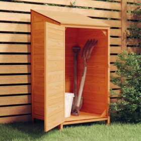 Gartenhaus braun massiv Fichtenholz 55x52x112 cm von vidaXL, Schuppen - Ref: Foro24-152181, Preis: 114,28 €, Rabatt: %