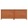 Chest for cushions solid brown fir wood 150x50x56 cm by vidaXL, Outdoor storage boxes - Ref: Foro24-152173, Price: 199,92 €, ...