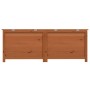 Chest for cushions solid brown fir wood 150x50x56 cm by vidaXL, Outdoor storage boxes - Ref: Foro24-152173, Price: 199,92 €, ...