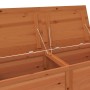 Chest for cushions solid brown fir wood 150x50x56 cm by vidaXL, Outdoor storage boxes - Ref: Foro24-152173, Price: 199,92 €, ...