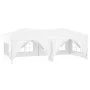 Folding party tent with side walls white 3x6 m by vidaXL, Tents and gazebos - Ref: Foro24-93545, Price: 285,66 €, Discount: %