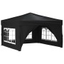 Faltbares Partyzelt mit Seitenwänden schwarz 3x3 m von vidaXL, Zelte und Pavillons - Ref: Foro24-93525, Preis: 140,52 €, Raba...