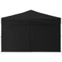 Folding party tent with side walls black 3x3 m by vidaXL, Tents and gazebos - Ref: Foro24-93525, Price: 137,46 €, Discount: %
