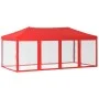 Folding party tent with side walls red 3x6 m by vidaXL, Tents and gazebos - Ref: Foro24-93555, Price: 192,54 €, Discount: %