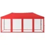 Folding party tent with side walls red 3x6 m by vidaXL, Tents and gazebos - Ref: Foro24-93555, Price: 192,54 €, Discount: %