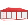 Faltbares Partyzelt mit Seitenwänden rot 3x6 m von vidaXL, Zelte und Pavillons - Ref: Foro24-93555, Preis: 196,03 €, Rabatt: %