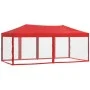 Folding party tent with side walls red 3x6 m by vidaXL, Tents and gazebos - Ref: Foro24-93555, Price: 192,54 €, Discount: %