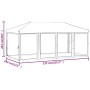 Faltbares Partyzelt mit Seitenwänden rot 3x6 m von vidaXL, Zelte und Pavillons - Ref: Foro24-93555, Preis: 196,03 €, Rabatt: %