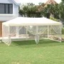 Folding party tent with cream side walls 3x6 m by vidaXL, Tents and gazebos - Ref: Foro24-93550, Price: 208,98 €, Discount: %