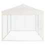 Folding party tent with cream side walls 3x6 m by vidaXL, Tents and gazebos - Ref: Foro24-93550, Price: 214,47 €, Discount: %