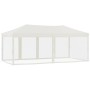 Folding party tent with cream side walls 3x6 m by vidaXL, Tents and gazebos - Ref: Foro24-93550, Price: 214,47 €, Discount: %