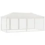 Folding party tent with cream side walls 3x6 m by vidaXL, Tents and gazebos - Ref: Foro24-93550, Price: 208,98 €, Discount: %