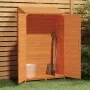 Gartenschuppen aus massivem braunem Tannenholz, 102 x 52 x 174,5 cm von vidaXL, Schuppen - Ref: Foro24-152193, Preis: 279,50 ...