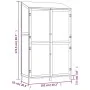 Gartenschuppen aus massivem braunem Tannenholz, 102 x 52 x 174,5 cm von vidaXL, Schuppen - Ref: Foro24-152193, Preis: 279,50 ...