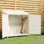 Gartenhaus massiv Fichtenholz weiß 102x52x112 cm von vidaXL, Schuppen - Ref: Foro24-152183, Preis: 202,12 €, Rabatt: %