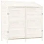 Gartenhaus massiv Fichtenholz weiß 102x52x112 cm von vidaXL, Schuppen - Ref: Foro24-152183, Preis: 202,12 €, Rabatt: %