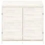 Gartenhaus massiv Fichtenholz weiß 102x52x112 cm von vidaXL, Schuppen - Ref: Foro24-152183, Preis: 202,12 €, Rabatt: %
