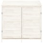 Gartenhaus massiv Fichtenholz weiß 102x52x112 cm von vidaXL, Schuppen - Ref: Foro24-152183, Preis: 206,45 €, Rabatt: %