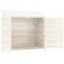 Gartenhaus massiv Fichtenholz weiß 102x52x112 cm von vidaXL, Schuppen - Ref: Foro24-152183, Preis: 202,12 €, Rabatt: %
