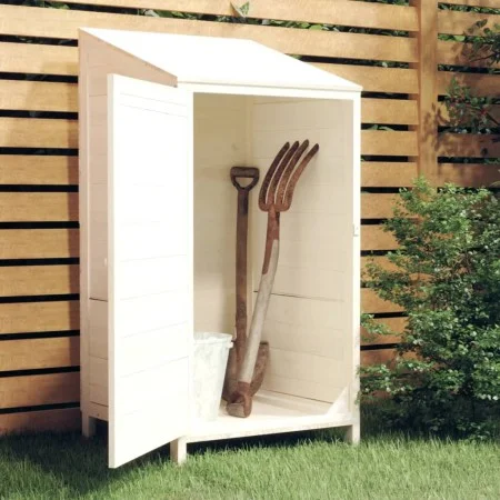 Gartenschuppen aus massivem Weißtannenholz, 55 x 52 x 112 cm von vidaXL, Schuppen - Ref: Foro24-152179, Preis: 113,80 €, Raba...