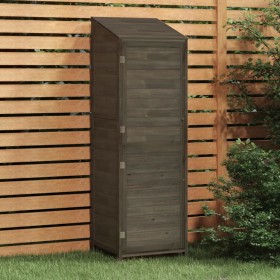 Gartenhaus Massivholz anthrazit Tanne 55x52x174,5cm von vidaXL, Schuppen - Ref: Foro24-152188, Preis: 200,59 €, Rabatt: %