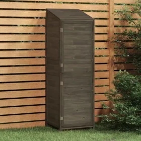 Solid spruce garden shed in anthracite color, measuring 55x52x174.5cm. by vidaXL, Sheds - Ref: Foro24-152188, Price: 196,89 €...