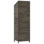 Cobertizo de jardín madera maciza abeto antracita 55x52x174,5cm de vidaXL, Cobertizos - Ref: Foro24-152188, Precio: 185,92 €,...
