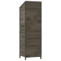 Solid spruce garden shed in anthracite color, measuring 55x52x174.5cm. by vidaXL, Sheds - Ref: Foro24-152188, Price: 196,89 €...