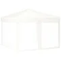 Folding party tent with side walls white 3x3 m by vidaXL, Tents and gazebos - Ref: Foro24-93531, Price: 128,84 €, Discount: %